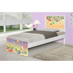 Cama Solteiro Fundo Do Mar Feliz