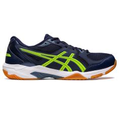 Tênis Asics Gel-Rocket 10 Masculino - azul esc/verde cla