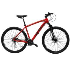 Bicicleta Aro 29 Gti Roma Freios a Disco Hidráulicos 24v Garfo Suspens