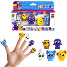 Dedoches Turma Dos Bolofofos Miniaturas 5 Peças - Líder Brinquedos