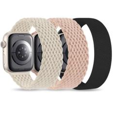 Apple Watch Wizvv Stretchy Nylon Solo Loop 41 mm/45 mm, pacote com 3