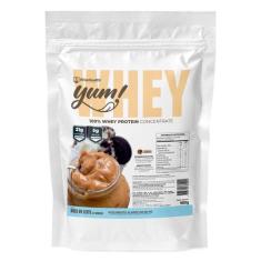 yum! Whey Protein Concentrado - WiseHealth, 900g, Doce de leite com co