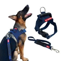 Coleira Peitoral para Cachorro com Guia - Tamanhos variados - Canadá K
