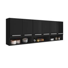 Armario Aereo De Cozinha Suspenso 6 Portas Nicho Suriname