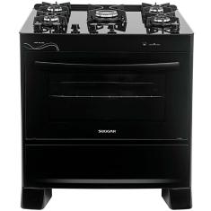 Fogão de Piso FGVNG510PT Neo Glass com 5 Bocas Suggar