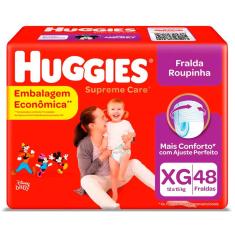 Fralda Huggies Roupinha Supreme Care Hiper XG 48 Unidades