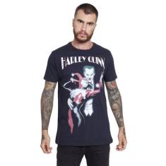 Camiseta Masculina Batman Coringa Harley Quinn - Preta - Sideway
