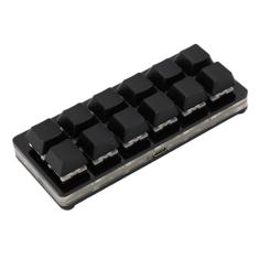 Teclado de Jogo Pequeno de 12 Teclas, Teclado de Jogo Mecânico Programável RGB Com Interruptor Vermelho Mecânico, Teclado Macro Hot Swappable para PC Universal, para Linux, OS X,
