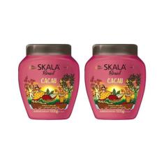 Creme Skala 1Kg 2Em1 Cacau - Kit Com 2Un