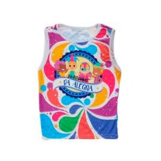 Abadá Infantil Unissex Calupa Carnaval Bloquinho Fantasia