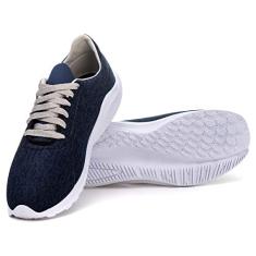 Tenis Sapatenis Casual Masculino Confortavel Caminhada Tamanho:37