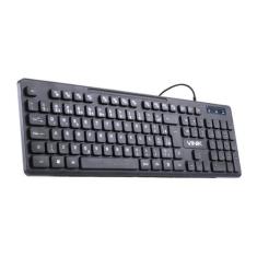 Teclado chocolate slim multimidia 1.8 metros usb - tc100 - Vinik
