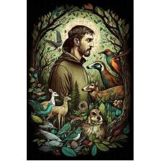 Quebra-Cabeça Religioso São Francisco de Assis 120 peças - Coleção TEA