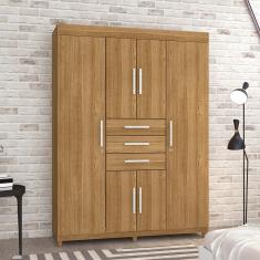 Guarda Roupa 6 Portas Capitiva Nature