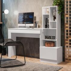 Escrivaninha 1 Gaveta 149cm Lion Belaflex Branco