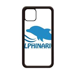 Capa Blue Ocean Swimming Dolphin Pattern para iPhone 12 Pro Max para Apple Mini Mobile Case Shell