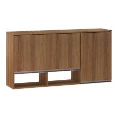 Armário Aéreo 120cm 2 Portas com Nichos Diana Luciane Móveis