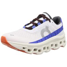 On Cloudmonster Tênis masculino, Frost/cobalto, 42