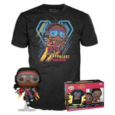 Funko Pop Marvel Black Panther Wakanda Forever Com Camiseta