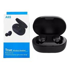 Fone de ouvido A6Spro MiPods - Tws Bluetooth 5.3 para Android e iOS com Microfone integrado e Cancelamento de ruído