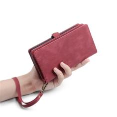 Capa de telefone de couro portátil carteira PU para iPhone 6 6S 7 8 Plus X XS XR XSMax SE2020 11 12 13 14 Mini Pro ProMax, vermelho, para iphone 13ProMax