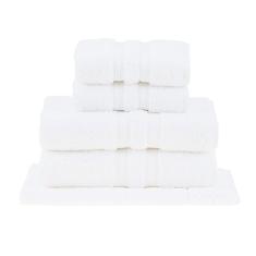 Buddemeyer Jogo de Toalhas Algodão Egípcio Banho Branco 5 peças