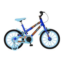 Colli Bike, Bicicleta Dinos Spinossauro Aventuras, Aro 16, quadro 12", Com Freios V-Brake, Com Rodas de Apoio e Capa Corrente