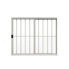 Janela de Alumínio de Correr 100x150cm 2 Folhas Grade Hale Esquadrias