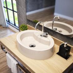 Kit Cuba Ov43 com Torneira C50 e Válvula 1 Polegada Abs e Sifão Pvc e 