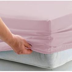 Lençol Queen Avulso Com Elástico Percal 200 Fios 100% Algodão - Dryka 