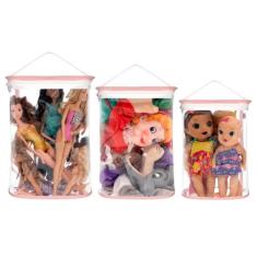 Organizador de Brinquedos - BLOCOS - Momis Petit, rosa