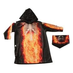 Fantasia Túnica Infantil Em Chamas Halloween - Pingo de Gente Baby Kid