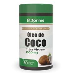 Óleo de Coco Extra Virgem 1000mg 60 Cápsulas Fitoprime