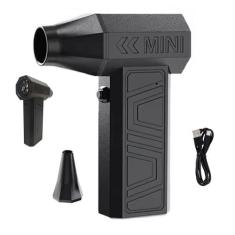 Mini Ventilador Soprador Turbo Jet Fan 130.000 RPM 3 Velocidades Sem F