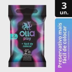 Preservativo olla play 3 unidades