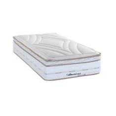 Colchão Mola Maxspring 88x188x33cm Meca American One Side Pillow Herval Branco