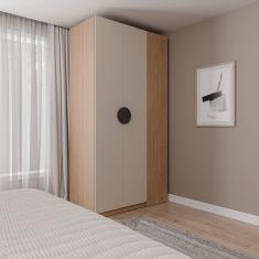 Guarda-roupa Modulado Joy Canto Cabecasa Madeiramadeira Cinza