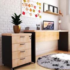 Escrivaninha Mesa Escritório 120cmx42cm 40mm - Bramov Móveis