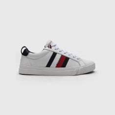 Tênis Masculino Tommy Hilfiger Dino 9A Branco THFM0FM02576-Masculino