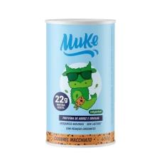 Proteína Muke Vegetal Chocolate Com Avelã 450g - Mais Mu, Caramel Macc