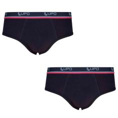 Kit 2 Cuecas Slip Algodão Adulto Lupo 524-088