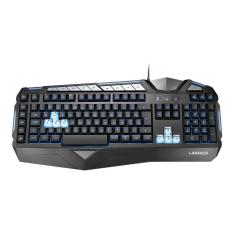 Teclado Gamer Professional Macro Preto E Grafite Com Led Usb Tc209