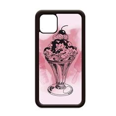 Capa de sorvete de chocolate cereja para iPhone 11 Pro Max para Apple Mobile Case
