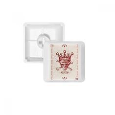 Diamond Red Crown Skeleton Kit de atualização para jogos com teclado mecânico PBT