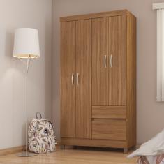 Guarda-Roupa Solteiro Lotus 4 Portas 2 Gavetas Demóbile - Amendola Touch