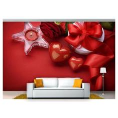 Papel De Parede Floral Flores Textura Sala 3D 3M² Xfl218 - Você Decpra