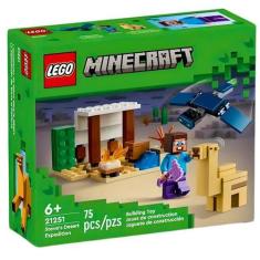 Lego Minecraft Expedição Do Steve Ao Deserto 21251, 75 unidades