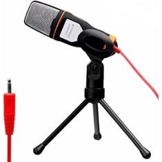 Microfone Condensador P2 P/ Celular PC + Suporte Knup KP-917 - Bc Bora