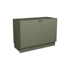 Balcão de Cozinha sem Tampo Évora 2 PT Verde Hill 120 cm