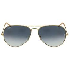 Óculos de Sol Ray-Ban Aviator 0RB3025L 001/3F Tam 62 / Ouro - Lentes Azul Gradiente